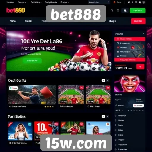Acessibilidade e design do site bet888
