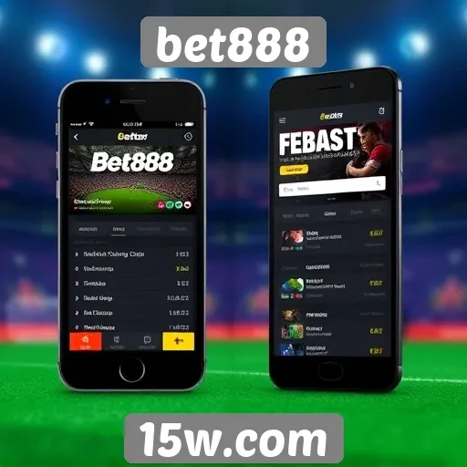 Funcionalidade do aplicativo móvel do bet888